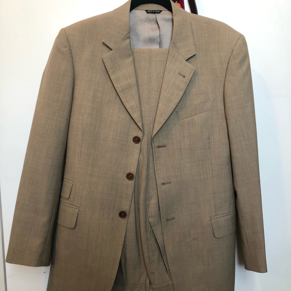 Paul Smith London Khaki suit. 38R. 100% wool